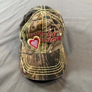 Sweet Little Hunter Camo / Pink Cap Hat Girls Kids TODDLER